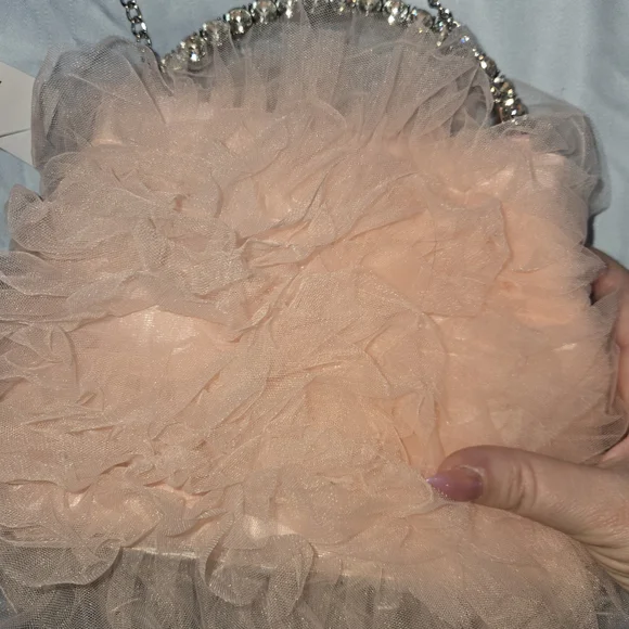 Alessia Crystal Crossbody Satchel Purse Nwt - Picture 6 of 9